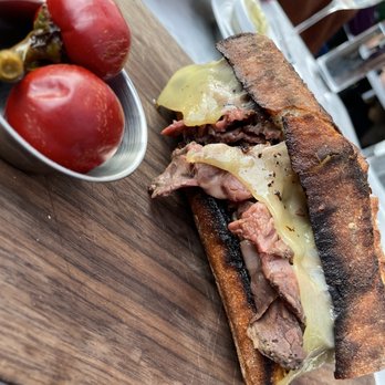 RH Rooftop Restaurant at RH Oak Brook - shaved ribeye sandwich - Breakfast & Brunch Near Me - Oak Brook, Illinois RH Rooftop Restaurant at RH Oak Brook - shaved ribeye sandwich - Breakfast & Brunch Near Me - Oak Brook, Illinois