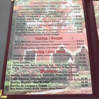 La Escondida - Menu - Mexican Near Me - Ventura, California