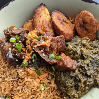Baobab Fare - The eggplant stew, titled "Intore" - Coffee & Tea Near Me - Detroit, Michigan