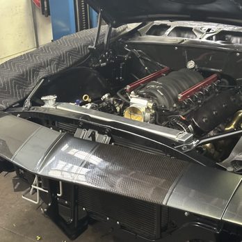 Leadfoot Auto Repair - This Camaro used to be Orange and factory stock. They rebuilt it into a muscle car. - Auto Repair Near Me - Fremont, California