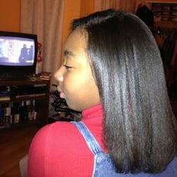 Leon Institute of Hair Design - My daughter's hair after Leon :)