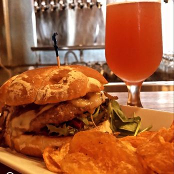 Bread & Barley - Bread & Barley Burger with housemade chips. - Gastropubs Near Me - Covina, California