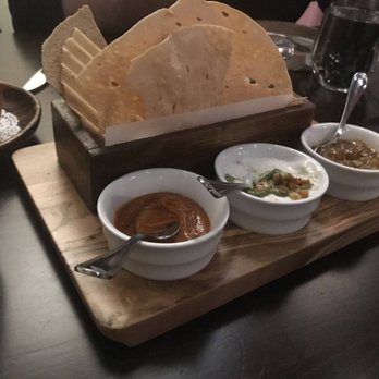 ROOH - Papad with Chutneys - Indian Near Me - San Francisco, California ROOH - Papad with Chutneys - Indian Near Me - San Francisco, California