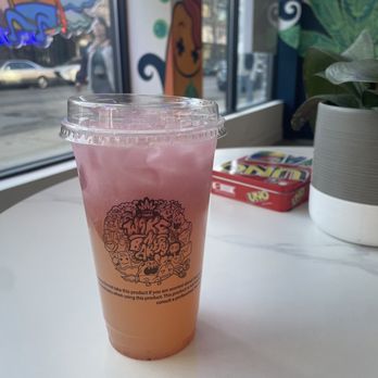 Wake N Bakery - Logan Square - Pink crush kush drink - Coffee & Tea Near Me - Chicago, Illinois