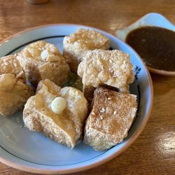 The Arch Noodle House - Fried tofu (requested sauce on the side)