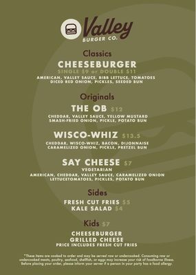 Menu photo 6 Valley Burger Eau Claire, WI Menu photo 6 Valley Burger Eau Claire, WI
