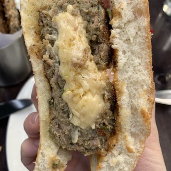 Sanfords Astoria - Gouda Stuffed Duck Burger - Breakfast & Brunch Near Me - Astoria, New York Sanfords Astoria - Gouda Stuffed Duck Burger - Breakfast & Brunch Near Me - Astoria, New York