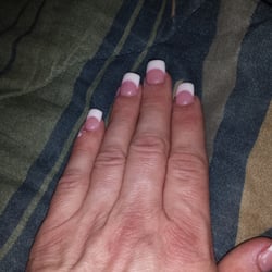 Creative Nails - Have a pink and white.  Quick and looks amazing.