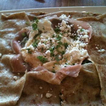 Miro Tea - Filled with spinach and goat cheese with ham and an over easy egg on top! - Tea Rooms Near Me - Seattle, Washington Miro Tea - Filled with spinach and goat cheese with ham and an over easy egg on top! - Tea Rooms Near Me - Seattle, Washington