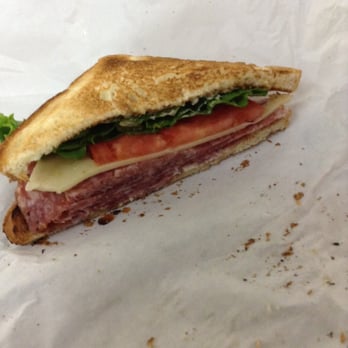 Amoura Cafe - Half of my salami sandwich. Always ask to have it toasted so it's fresh. - Sandwiches Near Me - San Francisco, California Amoura Cafe - Half of my salami sandwich. Always ask to have it toasted so it's fresh. - Sandwiches Near Me - San Francisco, California