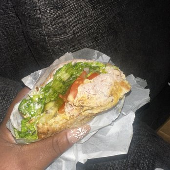 Brooklyn Square - Lucky Lou Sandwich - Hot omg it was so good not many places are open at night . To get a real sandwich - Pizza Near Me - Downey, California