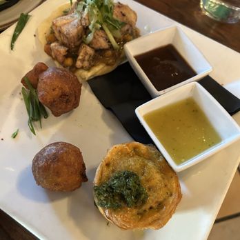 Oyo - Tapas street sampler- all tasty and a must order to share - Latin American Near Me - Pleasanton, California Oyo - Tapas street sampler- all tasty and a must order to share - Latin American Near Me - Pleasanton, California