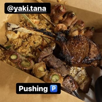 Yakitana - Some filet ,asparagus, lamb , salmon, chicken, pork belly!! Oooooooooooh some - Food Trucks Near Me - Los Angeles, California