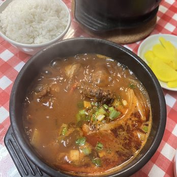 Minji's Cafe - Spicy chicken stew - Korean Near Me - Lauderhill, Florida