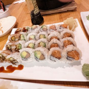 Akai Hana - Eel, smoked salmon avocado, spicy tuna - Japanese Near Me - Columbus, Ohio