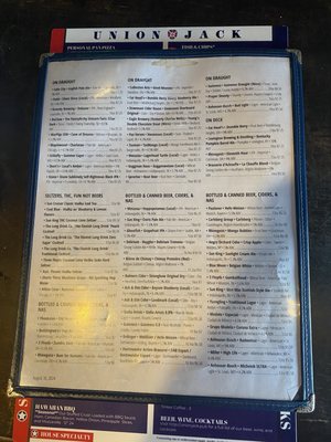 Menu photo 3 Union Jack Pub Indianapolis, IN