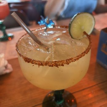 El Roy's - House Margarita with tajin rim. - Tex-Mex Near Me - Fenton, Michigan El Roy's - House Margarita with tajin rim. - Tex-Mex Near Me - Fenton, Michigan