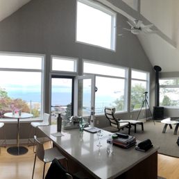 Kitchen and living room - spacious with an incredible view Kitchen and living room - spacious with an incredible view