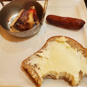 Wicked Spoon - Fifth plate: bone marrow, smoked chicken apple sausage, wheat and butter - Buffets Near Me - Las Vegas, Nevada Wicked Spoon - Fifth plate: bone marrow, smoked chicken apple sausage, wheat and butter - Buffets Near Me - Las Vegas, Nevada