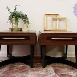 The Vintage Thistle - Mid Century end tables