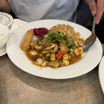 eC's Asian Station - This was Tino's garlic chicken. Everything was so good. - Chinese Near Me - Grand Junction, Colorado