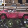 Photo of Banksy Pink Car