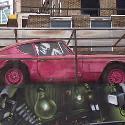 Banksy Pink Car