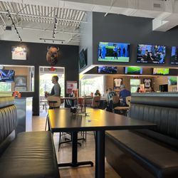 Buffalo Wild Wings - Bar and seating area