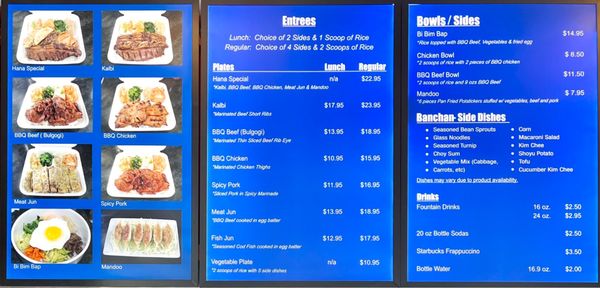 Menu photo 6 Hana Korean BBQ Mission Viejo, CA