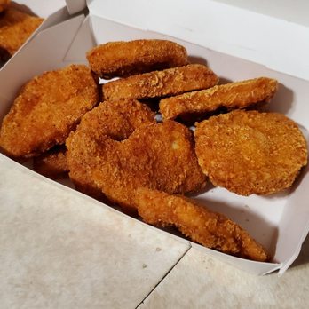 McDonald's - Spicy Chicken Nuggets (didn't know they came in thin size) - Fast Food Near Me - Monrovia, California