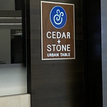 Cedar + Stone, Urban Table - Front entrance - New American Near Me - Bloomington, Minnesota
