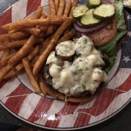 Black and Bleu Burger..