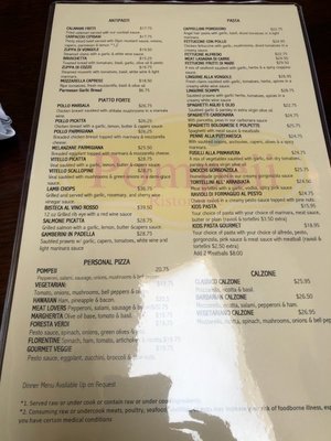 Menu photo 7 Pompeii Ristorante Los Altos, CA Menu photo 7 Pompeii Ristorante Los Altos, CA