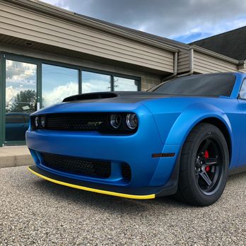 Unique Window Tinting - Dodge Challenger Demon complete with full car Suntek matte Paint protection film as well as Suntek CXP window film. - Car Window Tinting Near Me - Blue Ash, Ohio
