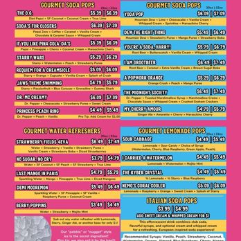 POPularity Soda Popcorn Culture - Menu - Popcorn Shops Near Me - Buffalo, New York