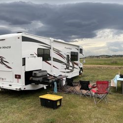 Wayside Rv Park - RV lot 7 with a beautiful prairie view