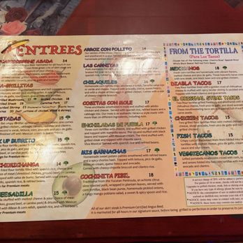 Dos Taquitos - Menu - Mexican Near Me - Raleigh, North Carolina