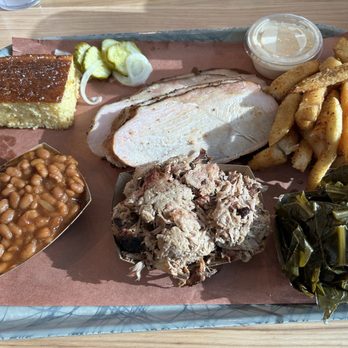 The Smoke Pit - Two Meat Combo* with Turkey and pork - Barbeque Near Me - Gastonia, North Carolina The Smoke Pit - Two Meat Combo* with Turkey and pork - Barbeque Near Me - Gastonia, North Carolina
