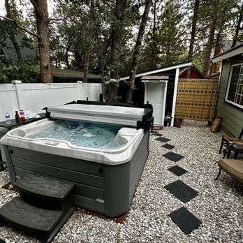 Backyards in Style - The spa at my Airbnb I own, Randy sold me - Hot Tub & Pool Near Me - Anaheim, California