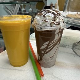 Sunshine dreams and Oreo frappe Sunshine dreams and Oreo frappe
