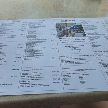 Hafenrestaurant - Menükarte - Italian Near Me - Stansstad, NW