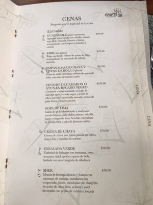 Menu photo 5 Amate 38 Playa del Carmen, ROO Menu photo 5 Amate 38 Playa del Carmen, ROO