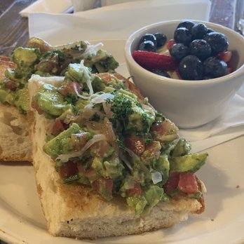 Dandelion Cafe - Prefect for the champ Avocado and fruit - Coffee & Tea Near Me - Bellaire, Texas