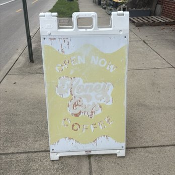 Honey Cup Coffee Company - Look for this sign. I know you can't read a single thing on it, but this is for Honey Cup Coffee - Coffee & Tea Near Me - Columbus, Ohio Honey Cup Coffee Company - Look for this sign. I know you can't read a single thing on it, but this is for Honey Cup Coffee - Coffee & Tea Near Me - Columbus, Ohio