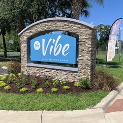 The Vibe at Celebration Pointe - Monument sign