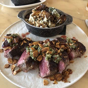 HEW Parlor & Chophouse - Chef's Cut Prime Ribeye with Roasted Brussel Sprouts - Steakhouses Near Me - Dunedin, Florida