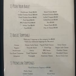 Justin’s Toll House - Menu