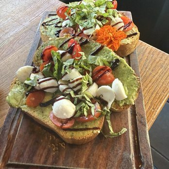 Con Azucar Cafe - Caprese toast - Coffee & Tea Near Me - San Jose, California