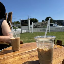 Founder’s Coffee And Mercantile - Iced latte, iced coffee