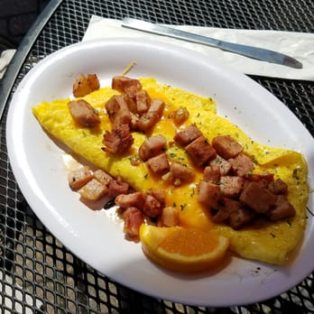 The Pancakery - Ham and cheese omelet. - Breakfast & Brunch Near Me - Destin, Florida The Pancakery - Ham and cheese omelet. - Breakfast & Brunch Near Me - Destin, Florida